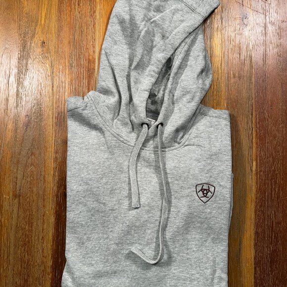 Ariat Women's Boot Barn Exclusive Leopard Print Logo Hoodie - Picture 6 of 13